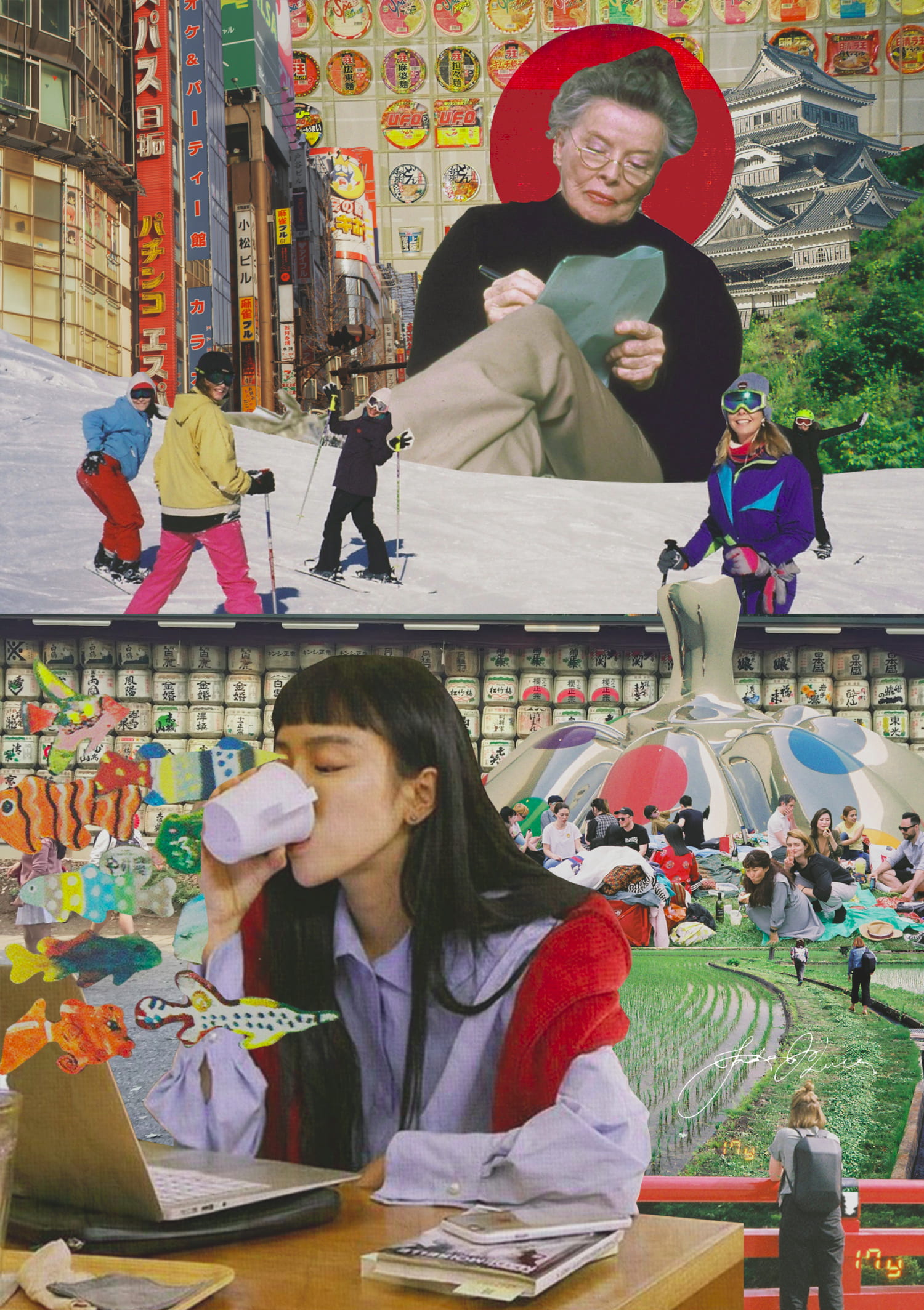 Jada de Luca Collage for Astray